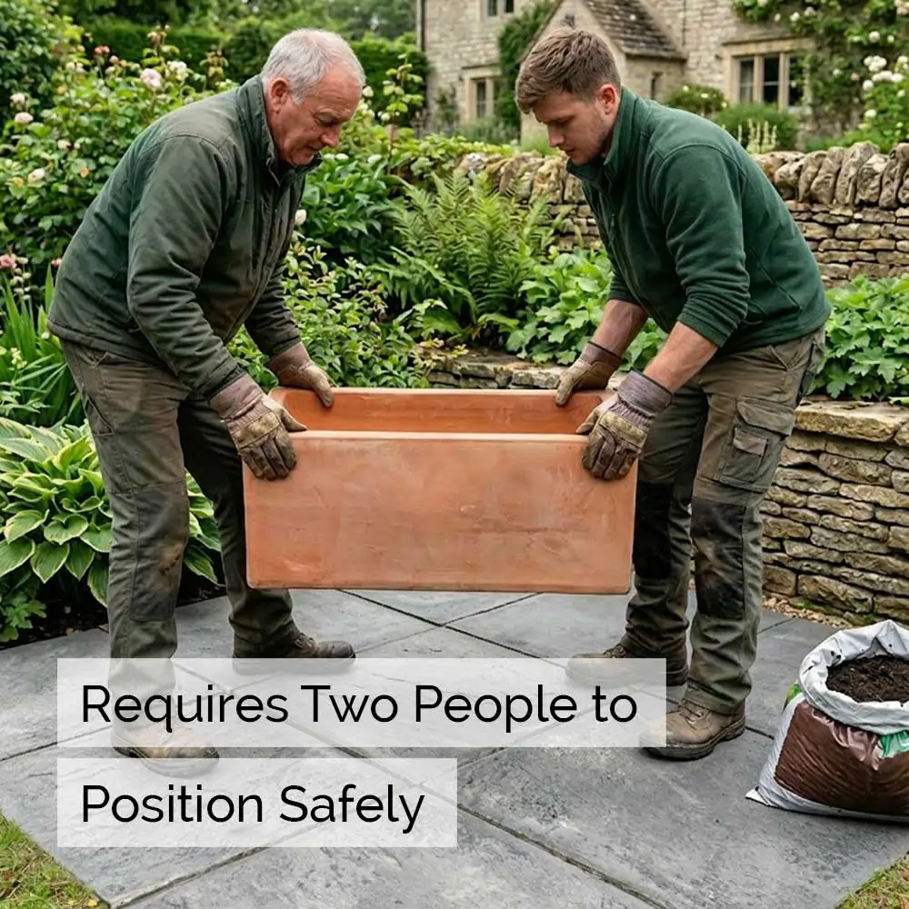 Rustic Terracotta Trough Planter - Image 26