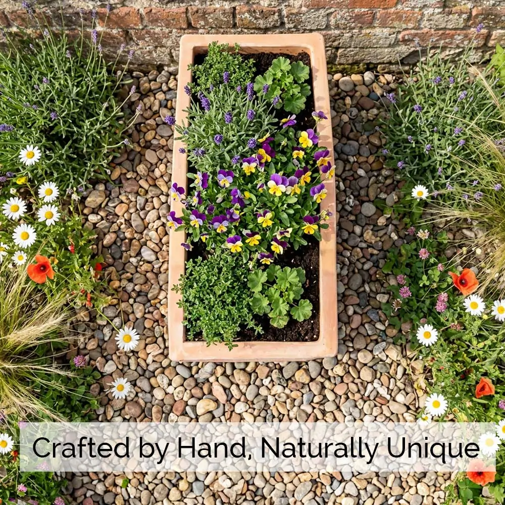 Rustic Terracotta Trough Planter - Image 9
