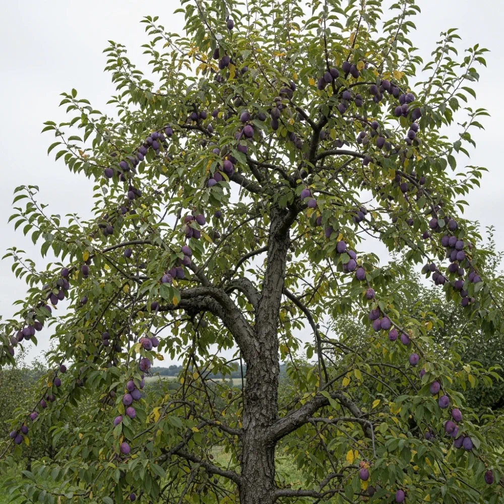 Shropshire Prune' Damson Tree | 2 Year Old Bare Root | 5ft