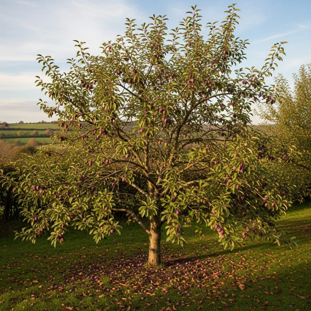 Shropshire Prune' Damson Tree | 2 Year Old Bare Root | 5ft - Image 2