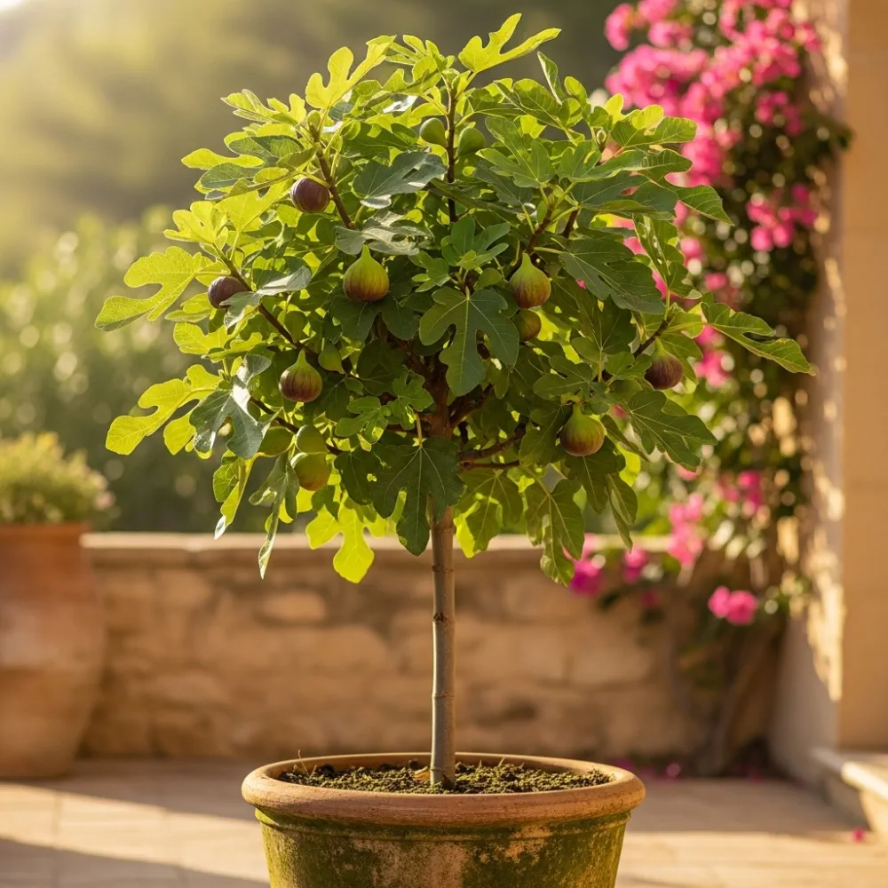 UK Hardy Fig Tree 'Brown Turkey' | 3ft Quarter Standard | 9L Pot