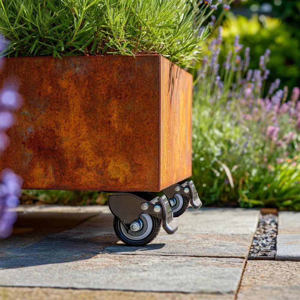 Wheels for Wood & Corten Planters - Set of 10 - Image 9