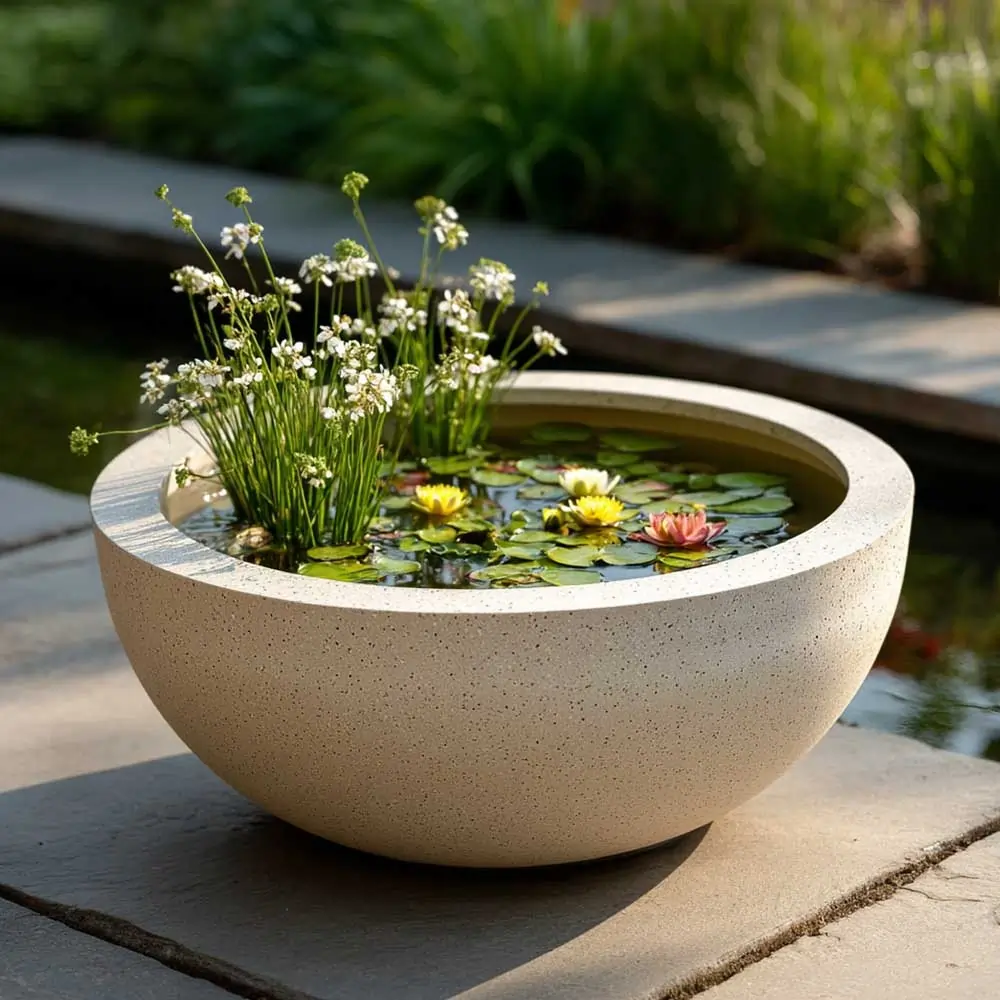 Zinc Galvanised Bowl Planter - Image 67