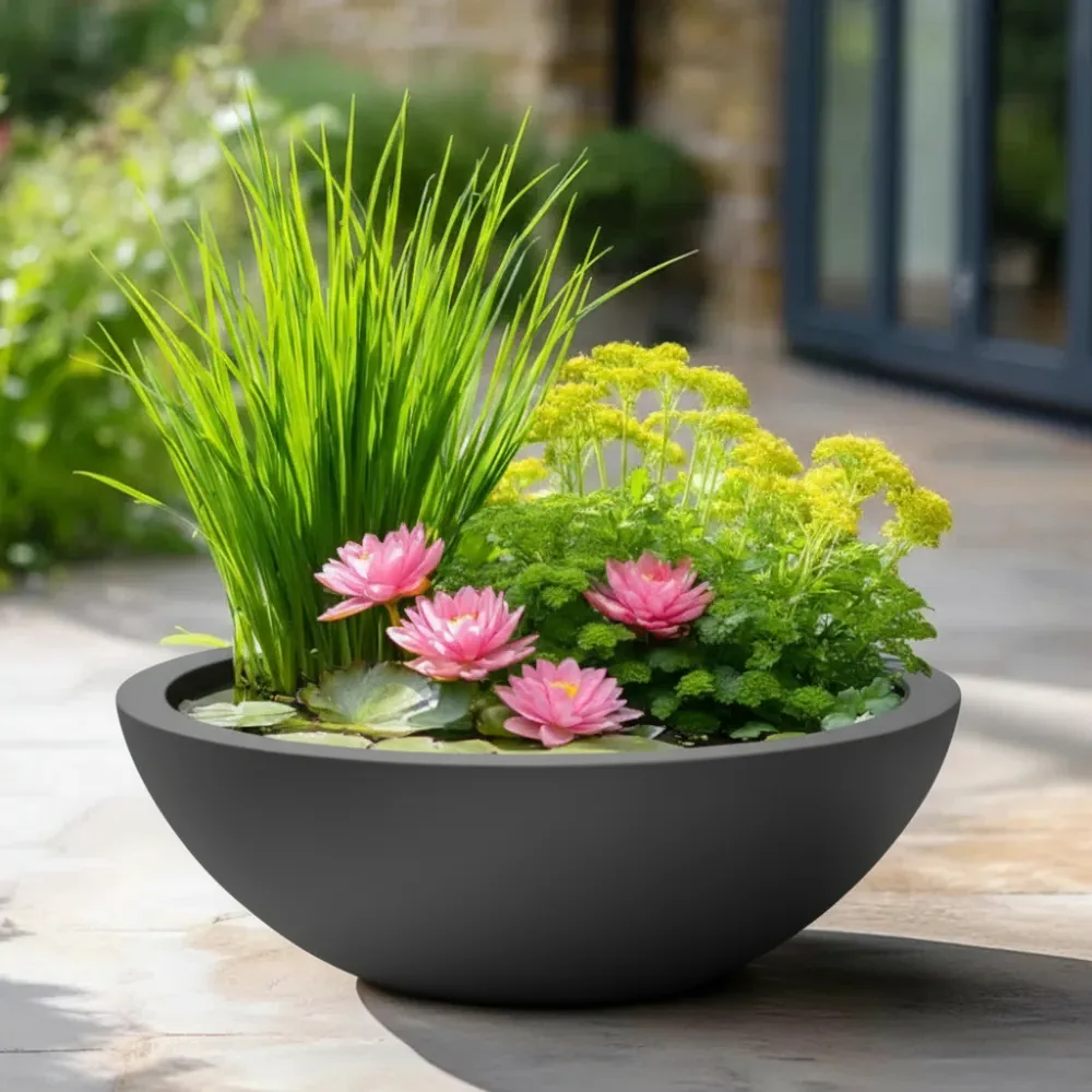 Wildlife Pond In A Pot | Complete Kit with Bowl, Plants & Fountain - Image 12