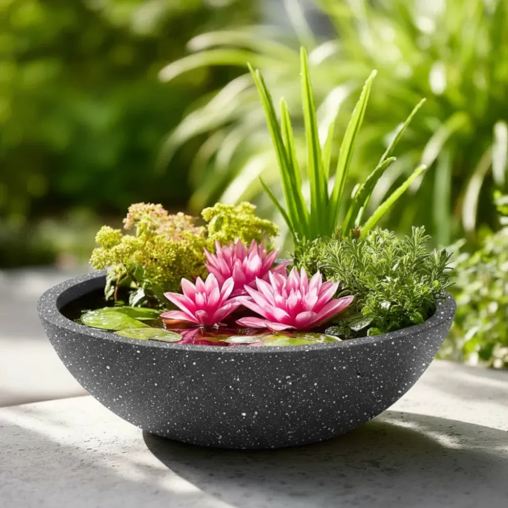 Wildlife Pond In A Pot | Complete Kit with Bowl, Plants & Fountain - Image 17