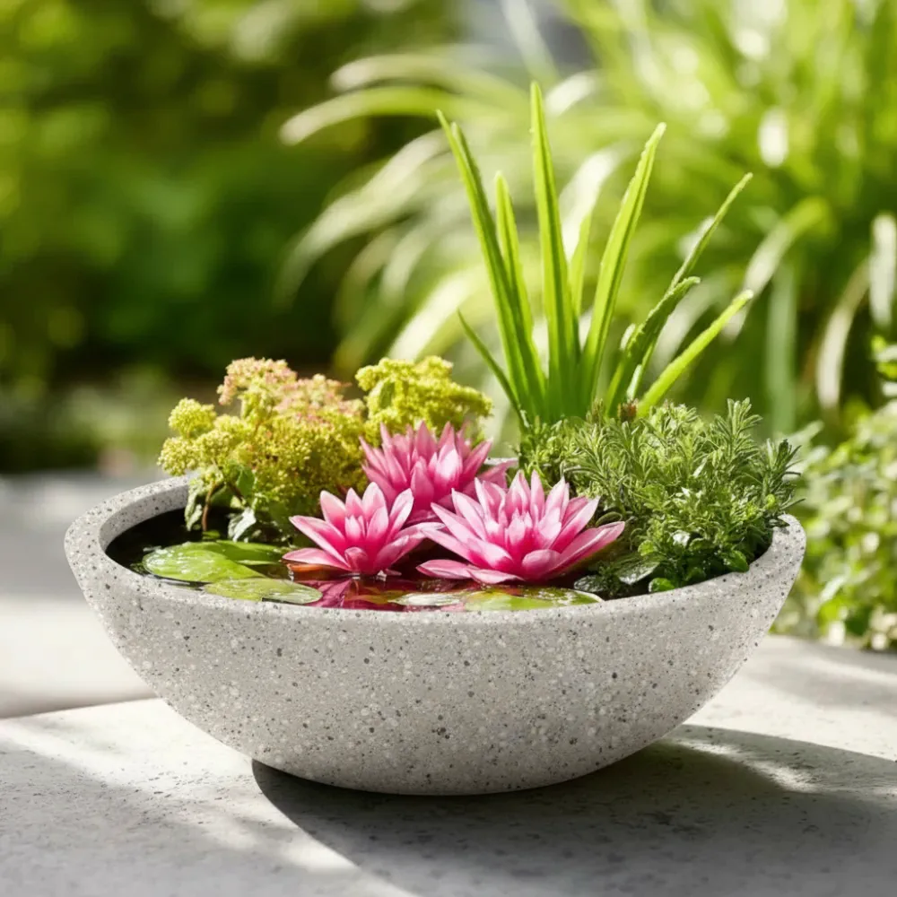 Wildlife Pond In A Pot | Complete Kit with Bowl, Plants & Fountain - Image 27