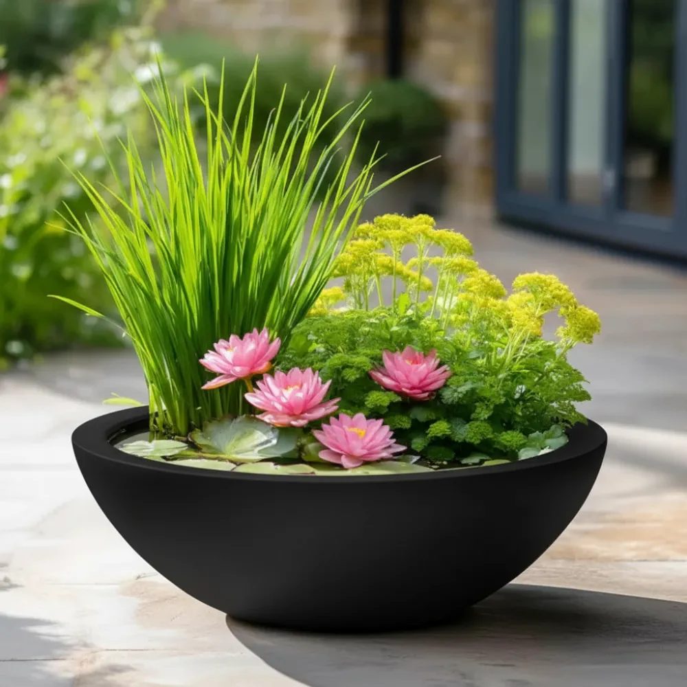 Wildlife Pond In A Pot | Complete Kit with Bowl, Plants & Fountain - Image 33