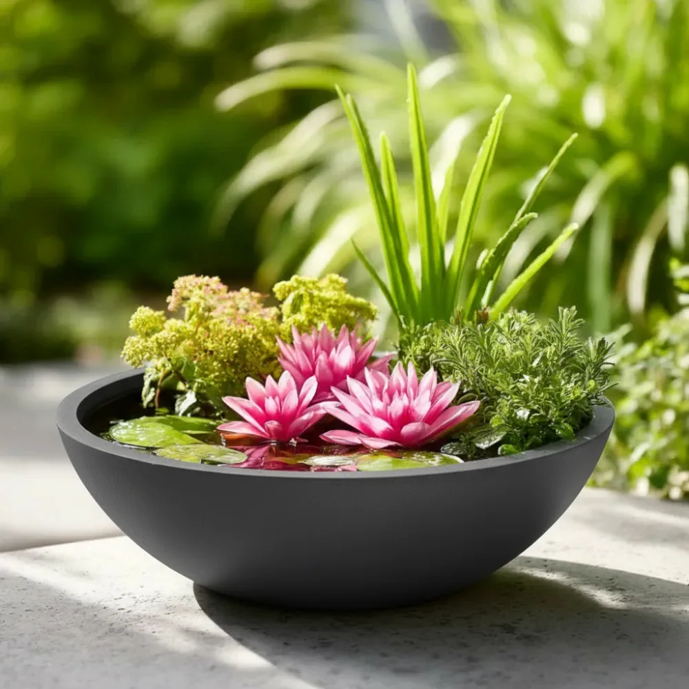 Wildlife Pond In A Pot | Complete Kit with Bowl, Plants & Fountain - Image 34