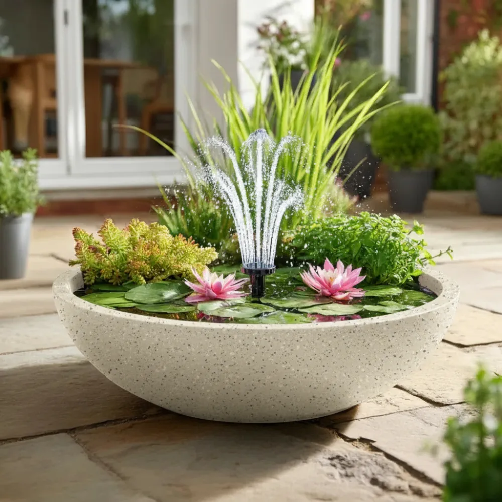 Wildlife Pond In A Pot | Complete Kit with Bowl, Plants & Fountain - Image 37
