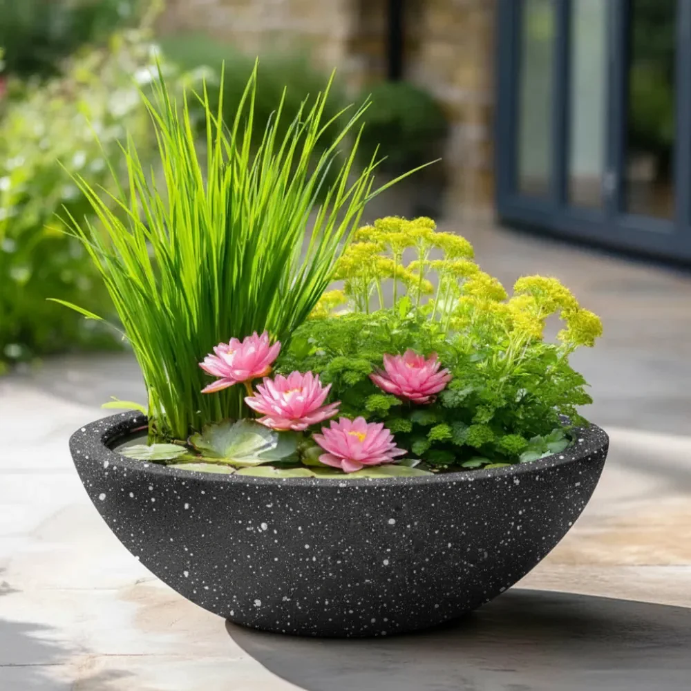 Wildlife Pond In A Pot | Complete Kit with Bowl, Plants & Fountain - Image 40